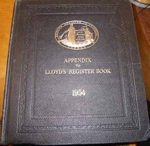 Lloyd's Register Of Shipping. United In 1949 With The British Corporation Register. Register Book...