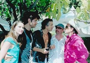 Clelie Mathias, Antonin Levy, BHL, The Edge, Bono, signed by Cinquini