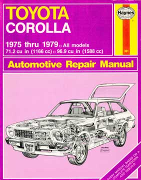 Immagine del venditore per Toyota Corolla 1975 thru 1979 Automotive Repair Manual venduto da Wittenborn Art Books