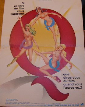 Seller image for Q. Promotional Poster. for sale by Wittenborn Art Books