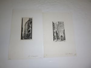 Image du vendeur pour A Collection of Fifty original etchings of Vieux Paris by Adolphe Martial Potmont. First editions. mis en vente par Wittenborn Art Books