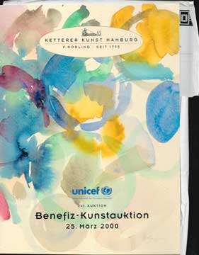 Unicef Benefit-Kunstauktion. March 2000. Lot #s 1008 - 1182.