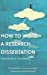 Immagine del venditore per How to Write a Research Dissertation [Soft Cover ] venduto da booksXpress
