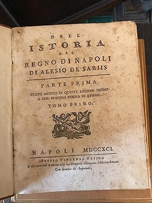 Dell'Istoria del Regno di Napoli. Parte prima: Stato antico di queste regioni insino a che preser...