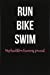 Immagine del venditore per Run Bike Swim My Triathlon Training Journal: Blank Lined Journal [Soft Cover ] venduto da booksXpress