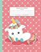Seller image for Composition Notebook Wide Ruled: Elementary School Exercise Book | 120 Lined Pages | Pink Cloud (Unicorn Journals) [Soft Cover ] for sale by booksXpress