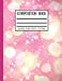 Seller image for Pink Sparkly Composition Book: College Ruled - 100 Pages/200 Sheets - 7.44 x 9.69 inches [Soft Cover ] for sale by booksXpress