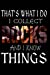 Seller image for That's What I Do I Collect Rocks And I Know Things: Geology Rock Collector Journal [Soft Cover ] for sale by booksXpress