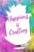 Seller image for Happiness Is Crafting: Crafters Gift, 6x9 lined blank notebook, 150 pages, notebook to write in for journaling, note, or inspirational quotes, paperback composition book [Soft Cover ] for sale by booksXpress