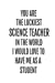 Image du vendeur pour You Are The Luckiest Science Teacher In The World. I Would Love To Have me As A Student: Science Teacher Back To School Gag Gift Notebook [Soft Cover ] mis en vente par booksXpress