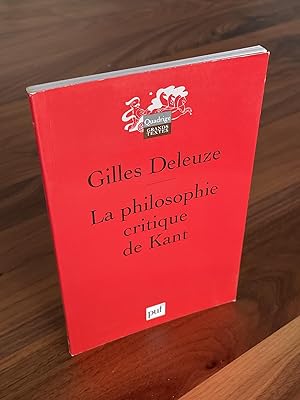 Bild des Verkufers fr Philosophie critique de Kant (La) zum Verkauf von Libraire Gabor