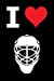 Imagen del vendedor de Blank Notebook - 100 Pages - I Love Hockey - Goalie Mask: Unruled; Unlined White Paper; 6" x 9"; 15.2 cm x 22.9 cm; 50 Sheets; Page Numbers; Table of Contents; Diary; Journal; Black; Sports [Soft Cover ] a la venta por booksXpress