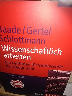 Bild des Verkufers fr Wissenschaftlich arbeiten, ein Leitfaden fr Studierende der Geographie zum Verkauf von Verlag Robert Richter