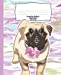 Seller image for Pug Dog Handwriting Notebook for Kids: Composition Back to School, Marble | 7.5 x 9.25 In | 120 Pages | Handwriting Print Practice [Soft Cover ] for sale by booksXpress
