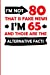 Immagine del venditore per I'm Not 80 That Is Fake News I'm 65 And Those Are The Alternative Facts: College Rulled Lined Notebook For A 80 Year Old Young Birthday Boy Or Girl [Soft Cover ] venduto da booksXpress