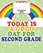 Imagen del vendedor de Second Grade Composition Notebook for Kids: Back to School, Good Day Rainbow | Wide Ruled 7.5 x 9.25 In | 120 Pages | Gift for Teachers and Kids [Soft Cover ] a la venta por booksXpress