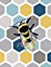 Image du vendeur pour Bee Composition Notebook: College Ruled (7.44 X 9.69) Vintage Bumblebee Geometric Honeycomb [Soft Cover ] mis en vente par booksXpress