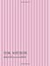 Bild des Verkufers fr Dual Notebook: Graph and Lined: 100 white pages (alternating 50 sheets GRAPH/GRID and 50 sheets WIDE RULED LINED) Glossy pink striped cover [Soft Cover ] zum Verkauf von booksXpress