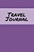 Immagine del venditore per Travel Journal: Purple, 6" x 9", lined journal, travel notebook , blank book notebook, durable cover,150 pages for writing notes [Soft Cover ] venduto da booksXpress