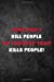 Bild des Verkufers fr Guns Don't Kill People My Fantasy Team Kills People: Fantasy Football Season Blank Lined Journal For Sports Fans Notebook [Soft Cover ] zum Verkauf von booksXpress