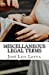 Seller image for Miscellaneous Legal Terms: English-Spanish LEGAL Glossary [Soft Cover ] for sale by booksXpress