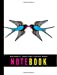 Imagen del vendedor de Rockabilly Swallows Vintage Birds Notebook: Perfect Bound Composition Book 8 1/2"x11" for Notes [Soft Cover ] a la venta por booksXpress