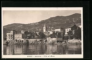 Ansichtskarte Laurana, Ville al Mare, Blick zur Kirche