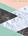 Seller image for Notebook: Beautiful pastel graphic style marble look with black lettering | 150 College-ruled lined pages 8.5 x 11 (Graphic marble collection) [Soft Cover ] for sale by booksXpress