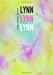 Imagen del vendedor de Lynn Lynn Lynn Lined Undated Journal: Personalized Blank Diary Style Muted Rainbow Watercolor Background Gold Glitter Stars Girls Journaling Perfect Bound Name Monogram Notebook [Soft Cover ] a la venta por booksXpress
