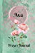 Seller image for Ava Personalized Name Praise and Worship Prayer Journal: Religious Devotional Sermon Journal in Green and Pink Damask Lace with Roses on Glossy Cover [Soft Cover ] for sale by booksXpress