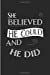 Image du vendeur pour She Believed HE Could and HE Did: Christian Gratitude and Prayer Journal 6"X 9" 110 pages with What I am Grateful For Prompt, Prayer List, Motivational Bible Verses and a section for Notes [Soft Cover ] mis en vente par booksXpress