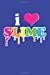 Immagine del venditore per I Love Slime: Wide Ruled Composition Notebook Blank Lined Journal [Soft Cover ] venduto da booksXpress