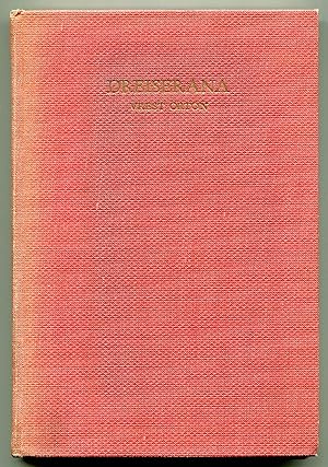 Bild des Verkufers fr Dreiserana: A Book About His Books zum Verkauf von Between the Covers-Rare Books, Inc. ABAA