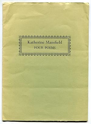 Seller image for Four Poems for sale by Between the Covers-Rare Books, Inc. ABAA