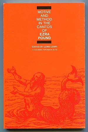 Seller image for Motive and Method in the Cantos of Ezra Pound for sale by Between the Covers-Rare Books, Inc. ABAA