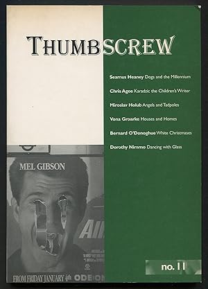Bild des Verkufers fr Thumbscrew - No. 11, Autumn 1998 zum Verkauf von Between the Covers-Rare Books, Inc. ABAA