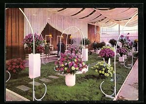 Ansichtskarte Erfurt, Internationale Gartenbauausstellung der DDR, 10 Jahre IGA 1961-1971, Blumen...