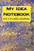 Immagine del venditore per My Idea Notebook: A 6 x 9 Lined Journal [Soft Cover ] venduto da booksXpress