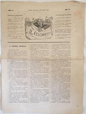 IL FISCHIETTO TORINO MARTEDI 10 NOVEMBRE 1863,