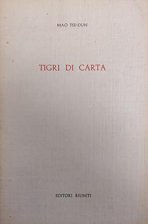 Image du vendeur pour TIGRI DI CARTA mis en vente par libreria minerva