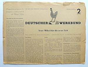 Deutscher Werkbund. Werkbundblätter No.2 Mai 1948.