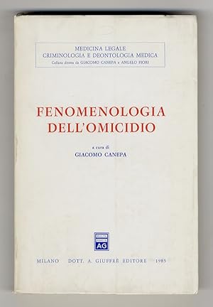 Fenomenologia dell'omicidio.