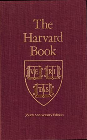 Seller image for The Harvard Book: 350th Anniversary Edition for sale by Katsumi-san Co.
