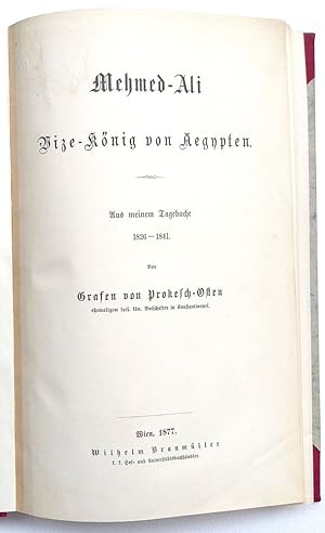 Mehmed-Ali. Vize-König von Aegypten. Aus meinem Tagebuche 1826-1841.