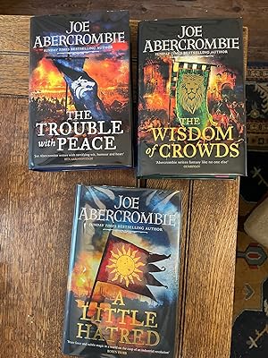 Bild des Verkufers fr The Age of Madness Trilogy: A Little Hatred, The Trouble with Peace & The Wisdom of Crowds ******ALL 3 BOOKS SIGNED & NUMBERED(No 217) UK HB 1/1***** zum Verkauf von BRITOBOOKS