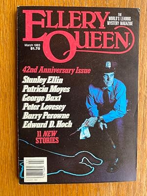 Bild des Verkufers fr Ellery Queen Mystery Magazine March 1983 zum Verkauf von Scene of the Crime, ABAC, IOBA