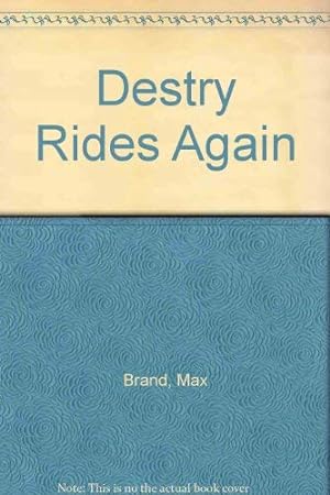 Bild des Verkufers fr Destry Rides Again (Thorndike Press Large Print Western Series) zum Verkauf von WeBuyBooks