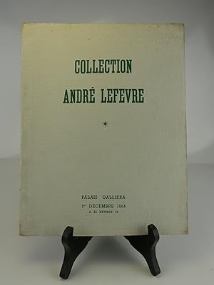 Imagen del vendedor de COLLECTION ANDRE LEFEVRE Tableaux Modernes - Papiers Colls - Gouaches - Pastels - Aquarelles . Dessins. Vente Palais Galliera, mardi 1er dcembre 1964. Premire partie. 80 numros illustrs. a la venta por Librairie Christian Chaboud