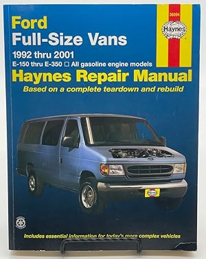 Seller image for Ford Full Size Vans, 1992-2001 (Haynes Manuals) for sale by Dungeness Books, ABAA