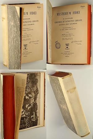 Immagine del venditore per Mysterium fidei. De augustissimo corporis et sanguinis Christi sacrificio atque sacramento. Elucidationes L in tres libros distinctae. Ed. 3., emendatior auctaque vindiciarum libro uno. venduto da Antiquariat Lehmann-Dronke